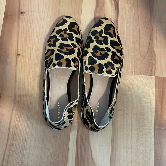 Halogen leopard flats